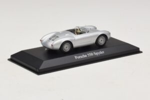 Porsche 550 Spyder Sudraba Maxichamps 1:43 940066030 Metāls — attēls 2 no 5