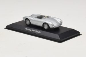 Porsche 550 Spyder Sudraba Maxichamps 1:43 940066030 Metāls — attēls 3 no 5