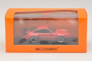 Porsche 911 930 Turbo 3.3 Sarkans Maxichamps 1:43 940069000 Metāls — attēls 5 no 5