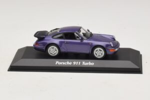 Porsche 911 964 Turbo Violets Metālisks Maxichamps 1:43 940069100 Metāls