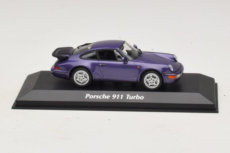 Porsche 911 964 Turbo Violets Metālisks Maxichamps 1:43 940069100 Metāls