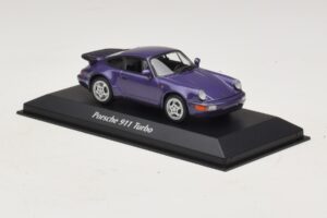 Porsche 911 964 Turbo Violets Metālisks Maxichamps 1:43 940069100 Metāls — attēls 3 no 5