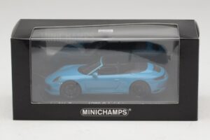 Porsche 911 991.1 Carrera 4 GTS Kabriolets Zils Minichamps 1:43 410067332 Metāls — attēls 5 no 5