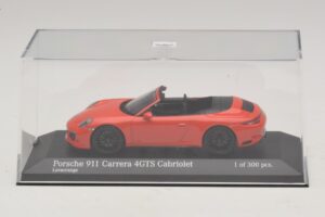 Porsche 911 991.1 Carrera 4 GTS Kabriolets Oranžs Minichamps 1:43 410067331 Metāls — attēls 4 no 5
