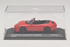 Porsche 911 991.1 Carrera 4 GTS Kabriolets Sarkans Minichamps 1:43 410067330 Metāls — attēls 4 no 5