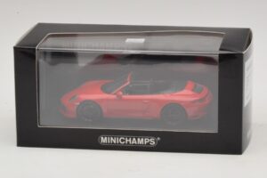 Porsche 911 991.1 Carrera 4 GTS Kabriolets Sarkans Minichamps 1:43 410067330 Metāls — attēls 5 no 5
