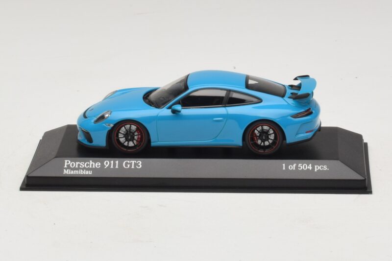 Porsche 911 991.1 GT3 Zils Minichamps 1:43 410066022 Metāls