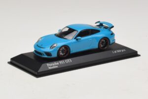 Porsche 911 991.1 GT3 Zils Minichamps 1:43 410066022 Metāls — attēls 2 no 5