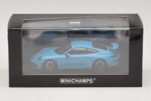 Porsche 911 991.1 GT3 Zils Minichamps 1:43 410066022 Metāls — attēls 5 no 5