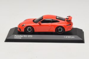 Porsche 911 991.1 GT3 Oranžs Minichamps 1:43 410066024 Metāls