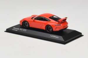 Porsche 911 991.1 GT3 Oranžs Minichamps 1:43 410066024 Metāls — attēls 3 no 5