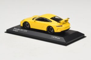 Porsche 911 991.1 GT3 Dzeltens Minichamps 1:43 410066020 Metāls — attēls 3 no 5