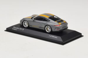 Porsche 911 991.1 R Pelēks Minichamps 1:43 410066232 Metāls — attēls 3 no 5
