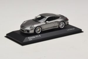 Porsche 911 991.1 R Sudrabains Minichamps 1:43 410066224 Metāls — attēls 2 no 5