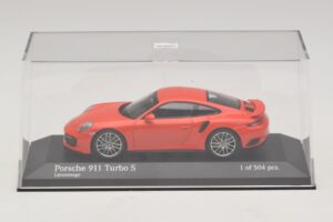 Porsche 911 991.1 Turbo S Oranžs Minichamps 1:43 410067171 Metāls — attēls 4 no 5