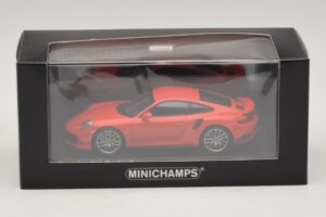 Porsche 911 991.1 Turbo S Oranžs Minichamps 1:43 410067171 Metāls — attēls 5 no 5