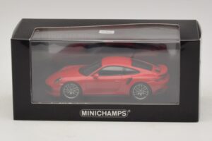 Porsche 911 991.1 Turbo S Sarkans Minichamps 1:43 410067170 Metāls — attēls 5 no 5