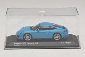 Porsche 911 991.2 Carrera 4S Zils Minichamps 1:43 410067242 Metāls — attēls 4 no 5