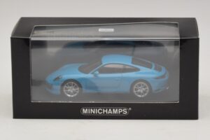 Porsche 911 991.2 Carrera 4S Zils Minichamps 1:43 410067242 Metāls — attēls 5 no 5
