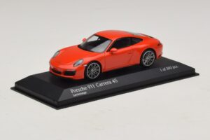Porsche 911 991.2 Carrera 4S Oranžs Minichamps 1:43 410067241 Metāls — attēls 2 no 5