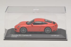 Porsche 911 991.2 Carrera 4S Oranžs Minichamps 1:43 410067241 Metāls — attēls 4 no 5