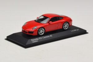 Porsche 911 991.2 Carrera 4S Sarkans Minichamps 1:43 410067240 Metāls — attēls 2 no 5
