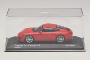 Porsche 911 991.2 Carrera 4S Sarkans Minichamps 1:43 410067240 Metāls — attēls 4 no 5