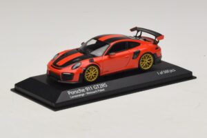 Porsche 911 991.2 GT2 RS Weissach Package Oranžs Minichamps 1:43 410067224 Metāls — attēls 2 no 5
