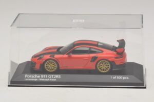 Porsche 911 991.2 GT2 RS Weissach Package Oranžs Minichamps 1:43 410067224 Metāls — attēls 4 no 5