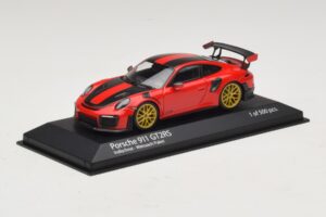 Porsche 911 991.2 GT2 RS Weissach Package Sarkans Minichamps 1:43 410067221 Metāls — attēls 2 no 5