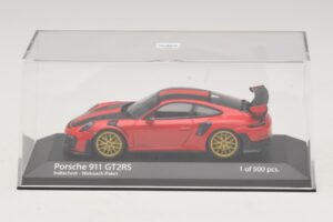 Porsche 911 991.2 GT2 RS Weissach Package Sarkans Minichamps 1:43 410067221 Metāls — attēls 4 no 5