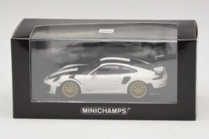 Porsche 911 991.2 GT2 RS Weissach Package Balts Minichamps 1:43 410067222 Metāls — attēls 5 no 5