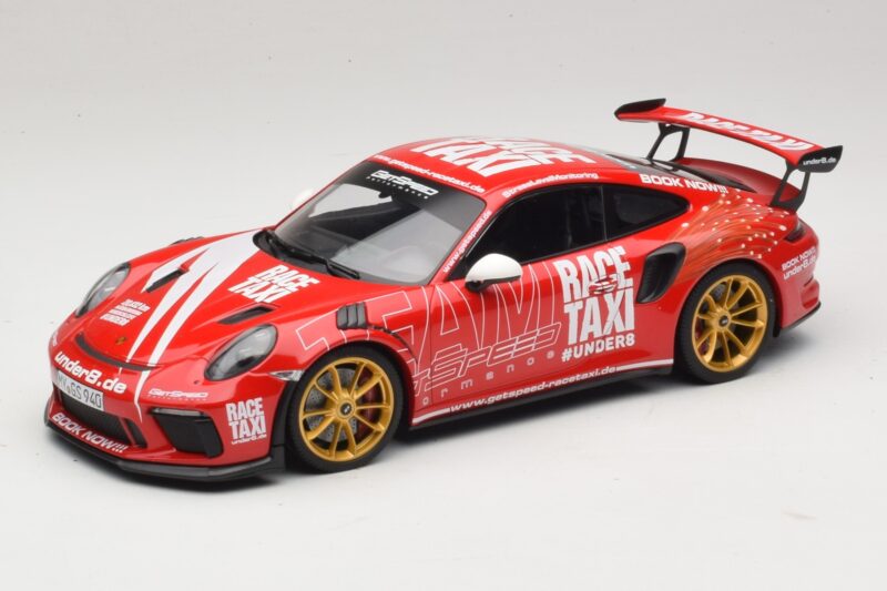 Porsche 911 991.2 GT3 RS GerSpeed Race Taxi Minichamps 1:18 155068227 Metāls