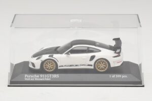 Porsche 911 991.2 GT3 RS Balts Ar Weissach Package Minichamps 1:43 410067022 Metāls — attēls 4 no 5