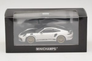 Porsche 911 991.2 GT3 RS Balts Ar Weissach Package Minichamps 1:43 410067022 Metāls — attēls 5 no 5