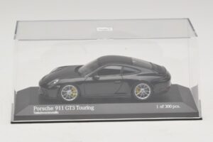 Porsche 911 991.2 GT3 Touring Melns Metālisks Minichamps 1:43 410067424 Metāls — attēls 4 no 5