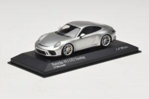 Porsche 911 991.2 GT3 Touring Sudraba Minichamps 1:43 410067422 Metāls — attēls 2 no 5