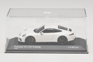 Porsche 911 991.2 GT3 Touring Balts Minichamps 1:43 410067420 Metāls — attēls 4 no 5