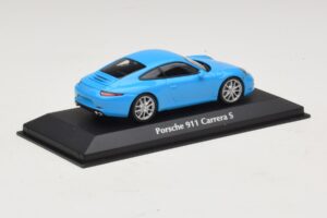 Porsche 911 991 Carrera S Zils Maxichamps 1:43 940060220 Metāls — attēls 2 no 5