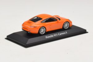 Porsche 911 991 Carrera S Oranžs Maxichamps 1:43 940060221 Metāls — attēls 2 no 5