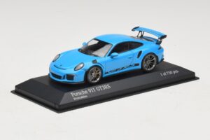 Porsche 911 991 GT3 RS Zils Minichamps 1:43 410063222 Metāls — attēls 2 no 5