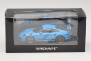 Porsche 911 991 GT3 RS Zils Minichamps 1:43 410063222 Metāls — attēls 5 no 5