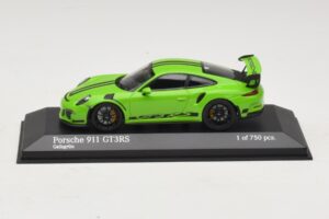 Porsche 911 991 GT3 RS Zaļš Minichamps 1:43 410063224 Metāls