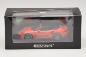 Porsche 911 991 Turbo S Kabriolets Oranžs Minichamps 1:43 410067181 Metāls — attēls 5 no 5