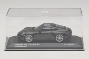Porsche 911 992 Carrera 4S Melns Metālisks Minichamps 1:43 410069320 Metāls — attēls 4 no 5