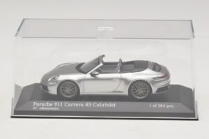 Porsche 911 992 Carrera 4S Kabriolets Sudraba Minichamps 1:43 410069330 Metāls — attēls 4 no 5