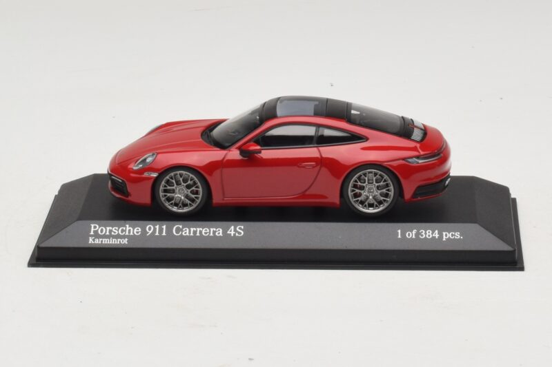 Porsche 911 992 Carrera 4S Sarkans Minichamps 1:43 Porsche 911 992 Carrera 4S Sarkans Minichamps 1:43 410069321 Metāls