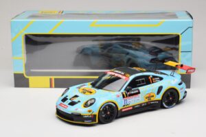 Porsche 911 992 Rally GT #1 C. Cherain / D. Withers Rallye de Wallonie 2025 IXO 1:18 18RMC254 Metāls — attēls 6 no 6