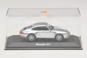 Porsche 911 993 Sudraba Maxichamps 1:43 940063001 Metāls — attēls 4 no 5