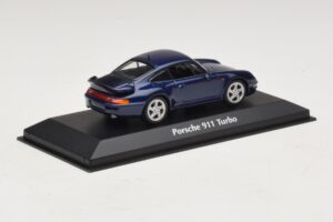 Porsche 911 993 Turbo Blue Metallic Maxichamps 1:43 940069201 Metāls — attēls 2 no 5